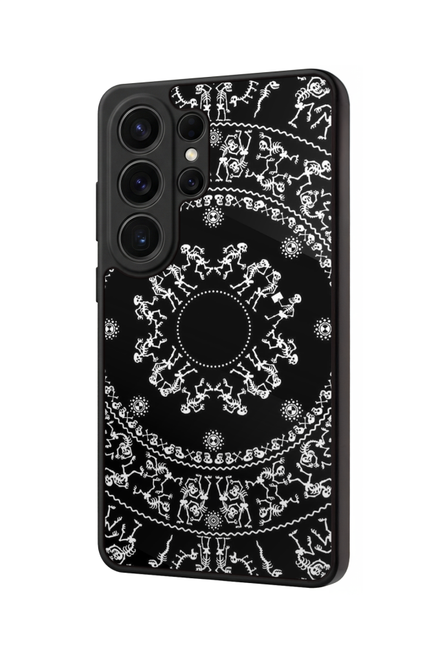 Samsung Galaxy S26 Ultra Uyumlu Mandala Tasarımlı Glossy Premium Kılıf