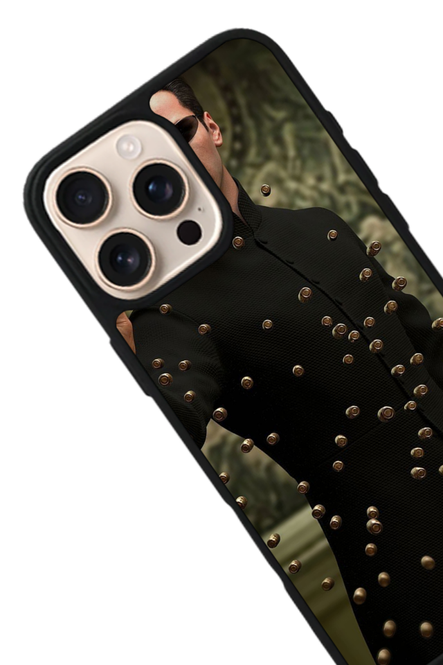 iPhone 15 Pro Uyumlu MatriiPhone 15 Pro Tasarımlı Glossy Premium Kılıf