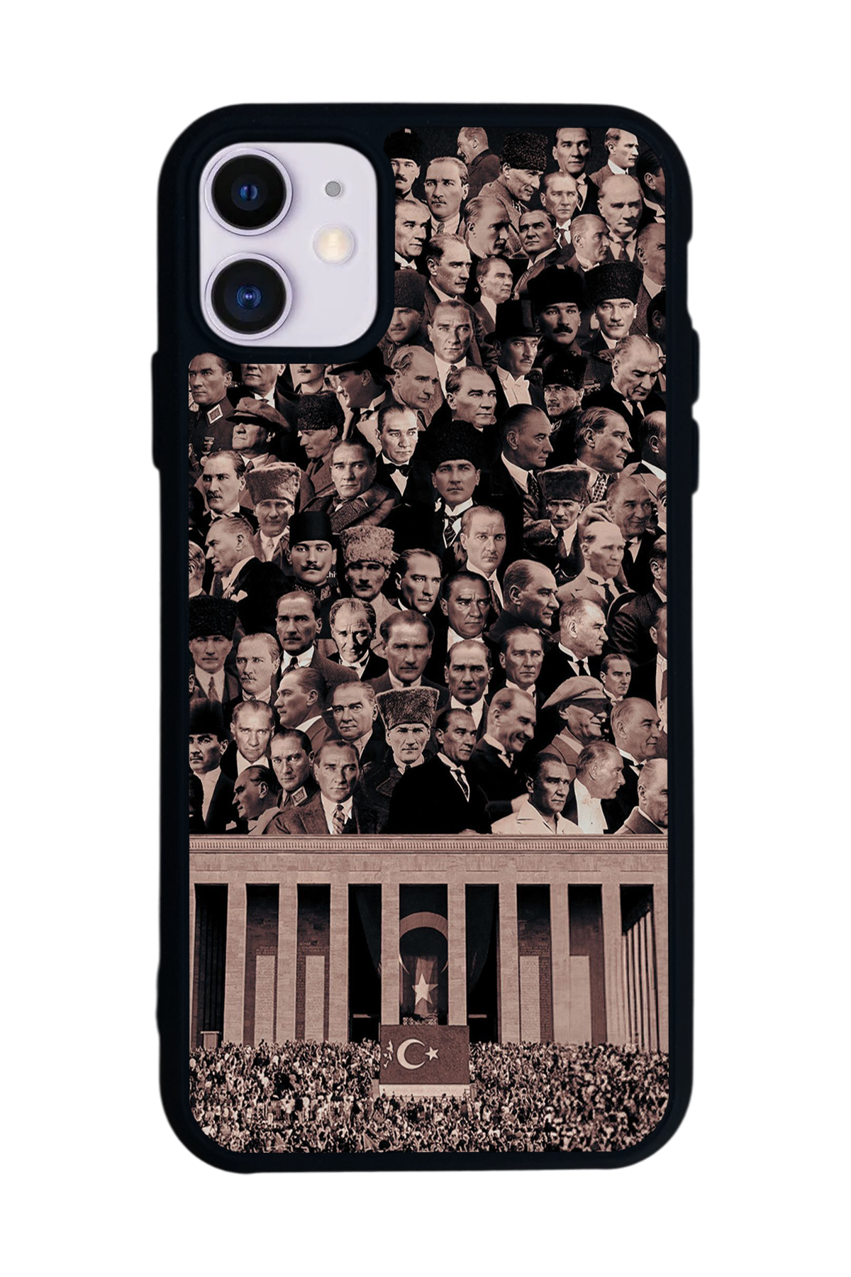 iPhone 11 Uyumlu Mustafa Kemal Ataturk Tasarımlı Glossy Premium Kılıf