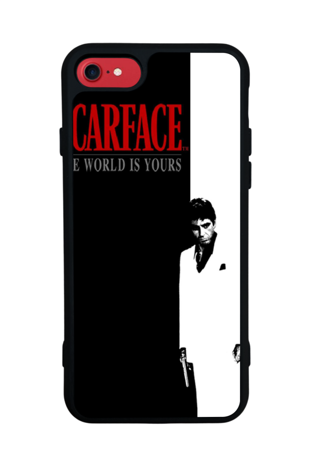 iPhone 8 Uyumlu Scarface Tasarımlı Glossy Premium Kılıf