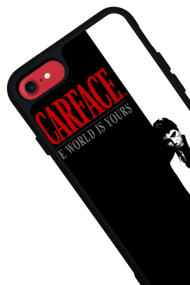 iPhone 8 Uyumlu Scarface Tasarımlı Glossy Premium Kılıf