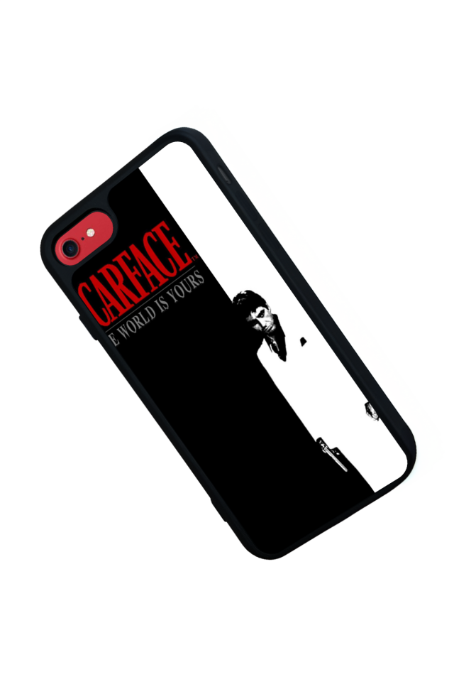 iPhone 8 Uyumlu Scarface Tasarımlı Glossy Premium Kılıf