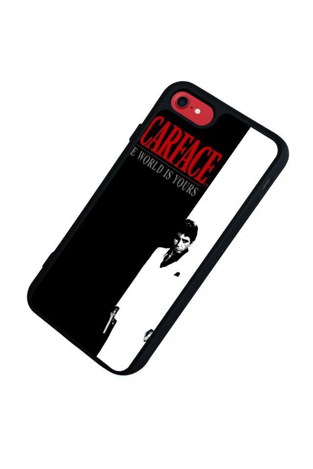 iPhone 8 Uyumlu Scarface Tasarımlı Glossy Premium Kılıf
