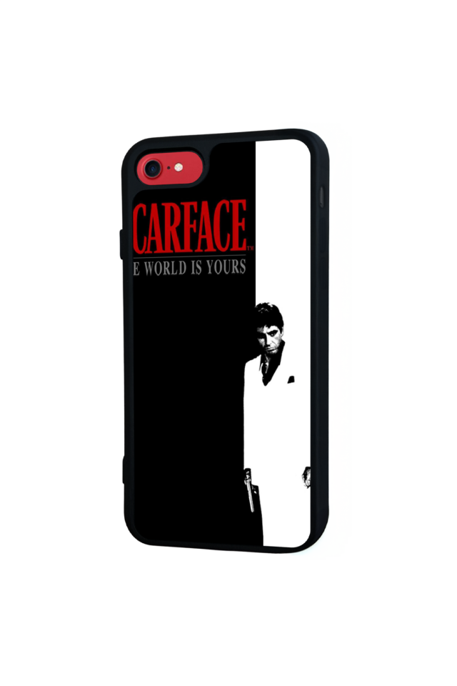 iPhone 8 Uyumlu Scarface Tasarımlı Glossy Premium Kılıf