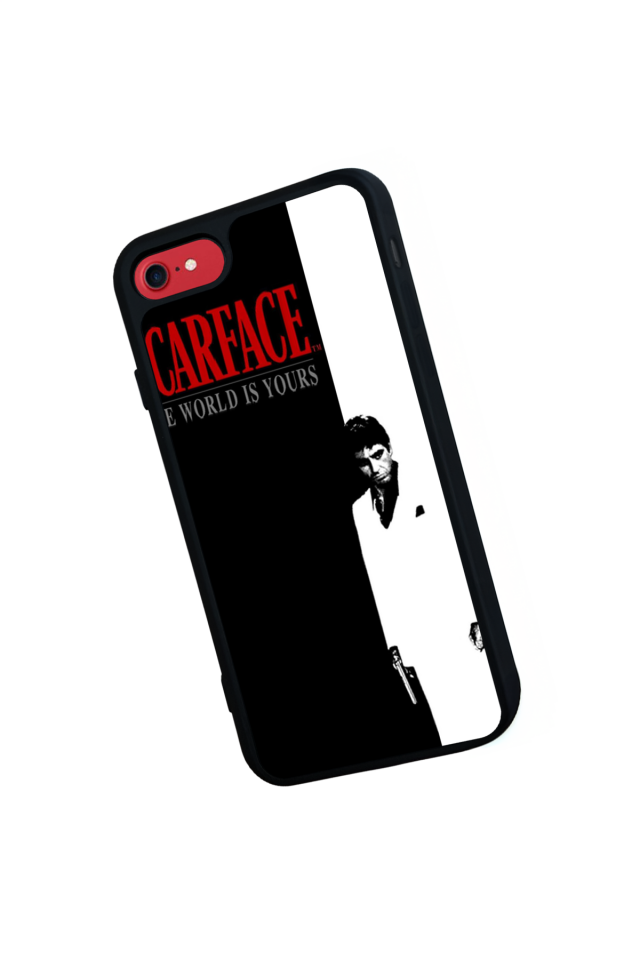 iPhone 8 Uyumlu Scarface Tasarımlı Glossy Premium Kılıf