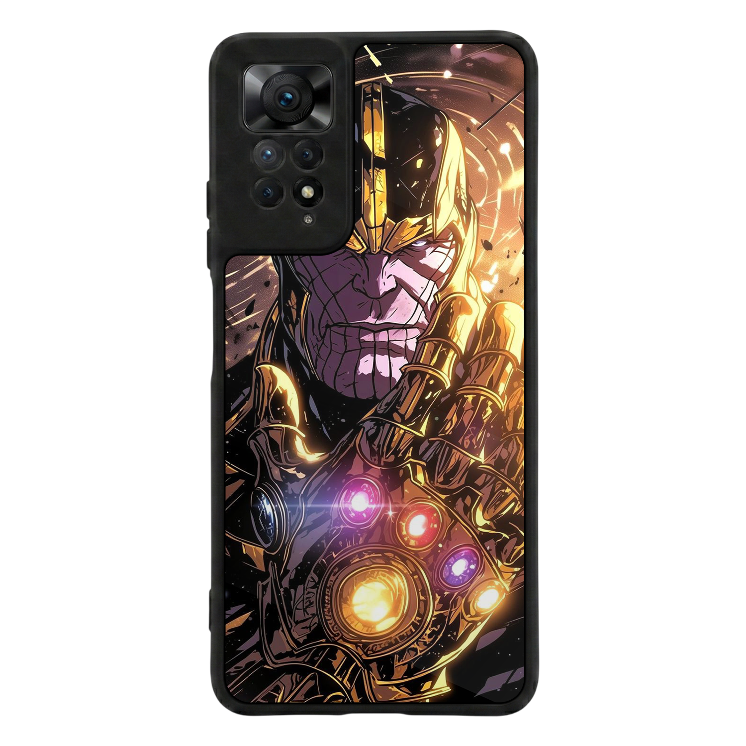 Xiaomi Redmi Note 11 Pro Uyumlu Thanos Tasarımlı Glossy Premium Kılıf