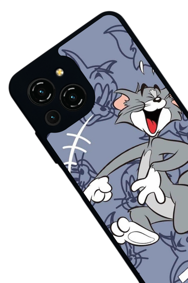 Reeder S23 Pro Max Uyumlu Tom And Jerry Tasarımlı Glossy Premium Kılıf