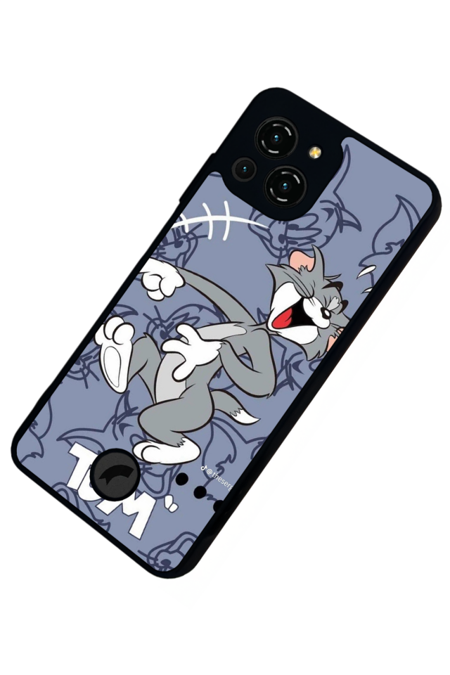 Reeder S23 Pro Max Uyumlu Tom And Jerry Tasarımlı Glossy Premium Kılıf