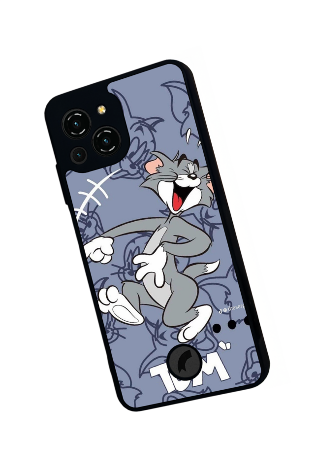 Reeder S23 Pro Max Uyumlu Tom And Jerry Tasarımlı Glossy Premium Kılıf