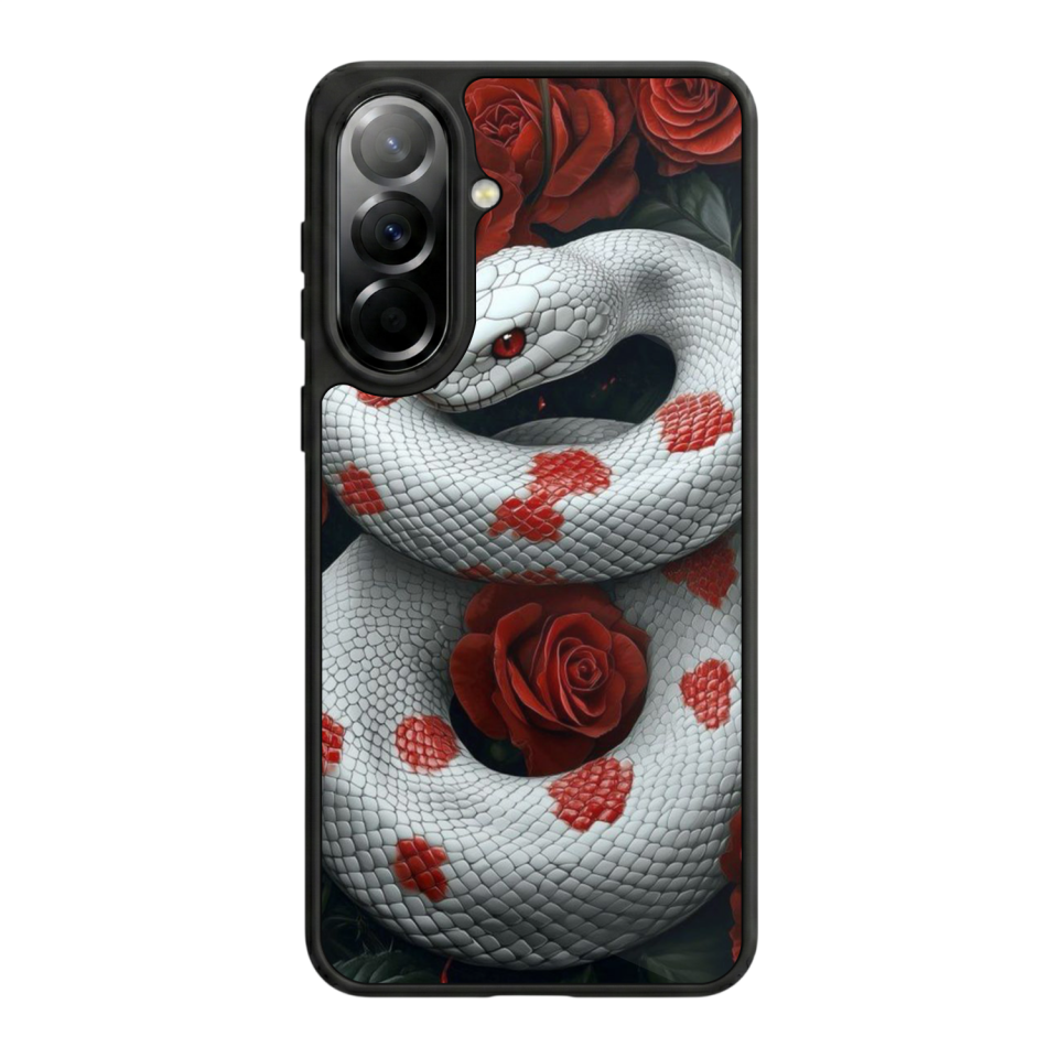 Samsung Galaxy A57 Uyumlu Yılan Tasarımlı Glossy Premium Kılıf