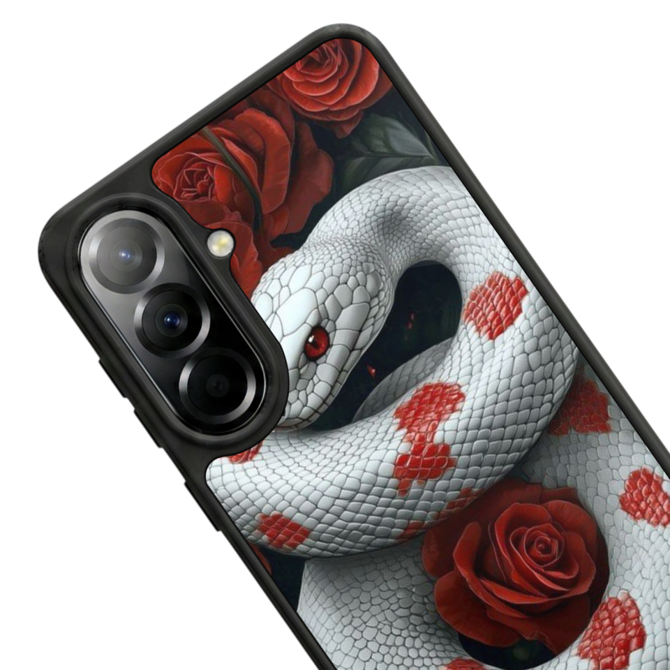 Samsung Galaxy A57 Uyumlu Yılan Tasarımlı Glossy Premium Kılıf