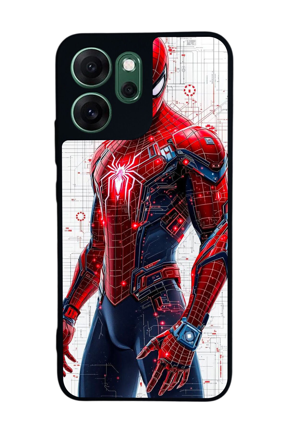 Oppo Reno 14F Uyumlu Spider Man ( Örümcek Adam ) Tasarımlı Glossy Premium Kılıf