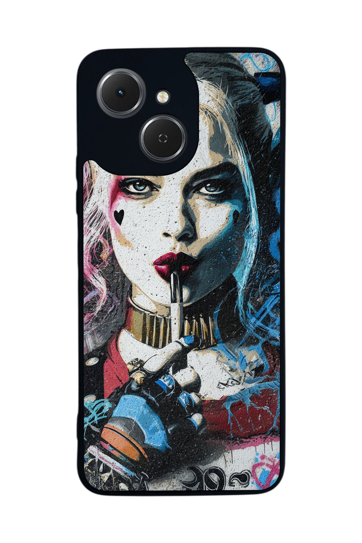 Tecno Spark 40C Uyumlu HarleyQueen Tasarımlı Glossy Premium Kılıf