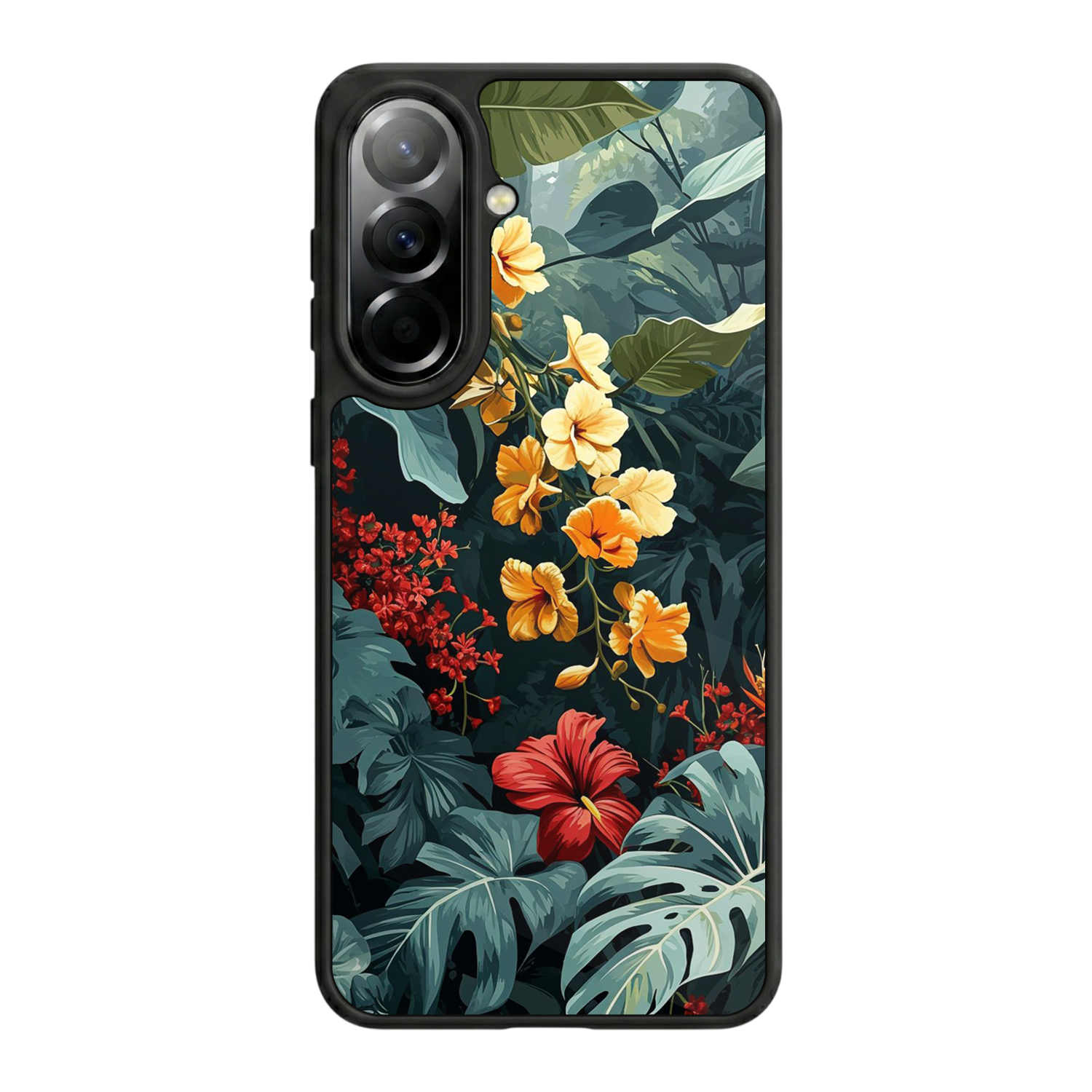 Samsung Galaxy A37 Uyumlu Botanik Tasarımlı Glossy Premium Kılıf