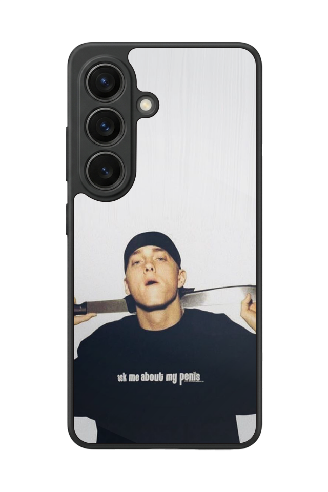 Samsung Galaxy S26 Uyumlu Eminem Tasarımlı Glossy Premium Kılıf