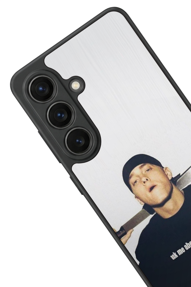Samsung Galaxy S26 Uyumlu Eminem Tasarımlı Glossy Premium Kılıf