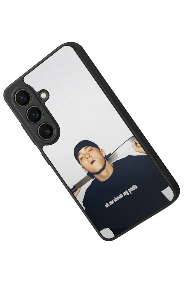 Samsung Galaxy S26 Uyumlu Eminem Tasarımlı Glossy Premium Kılıf