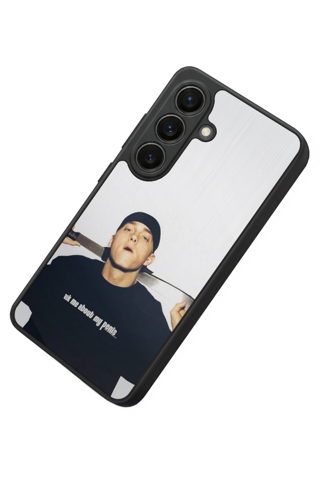 Samsung Galaxy S26 Uyumlu Eminem Tasarımlı Glossy Premium Kılıf