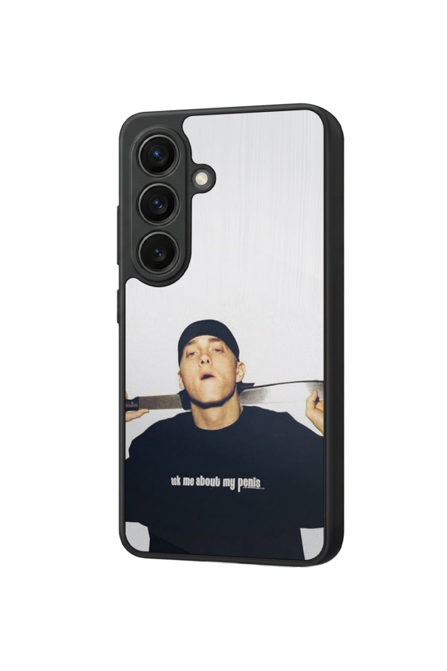 Samsung Galaxy S26 Uyumlu Eminem Tasarımlı Glossy Premium Kılıf