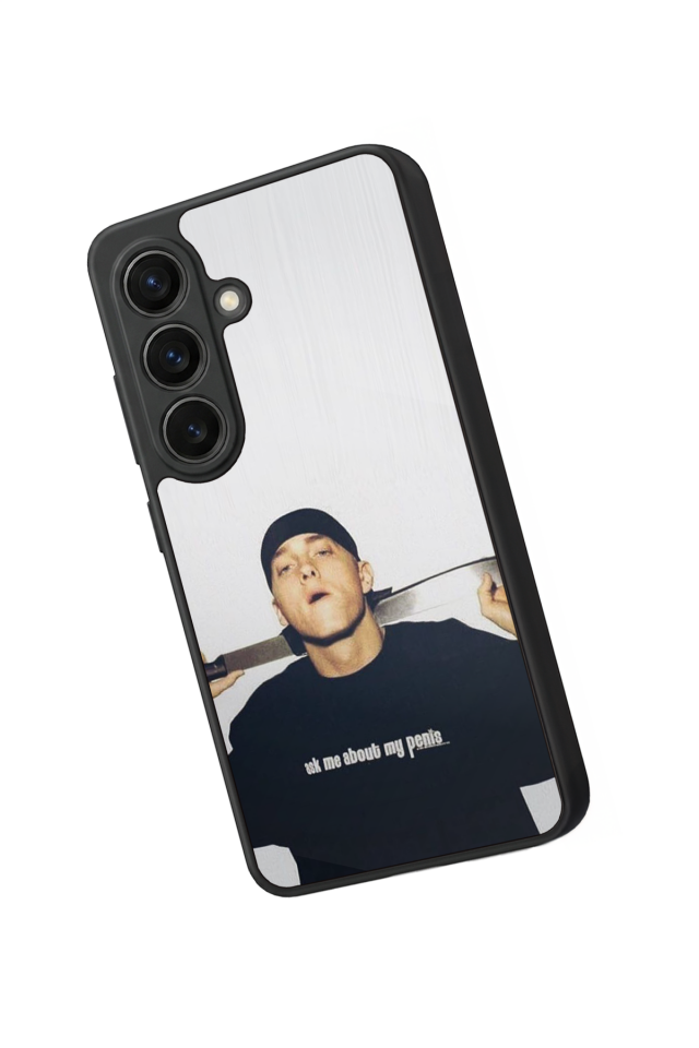 Samsung Galaxy S26 Uyumlu Eminem Tasarımlı Glossy Premium Kılıf