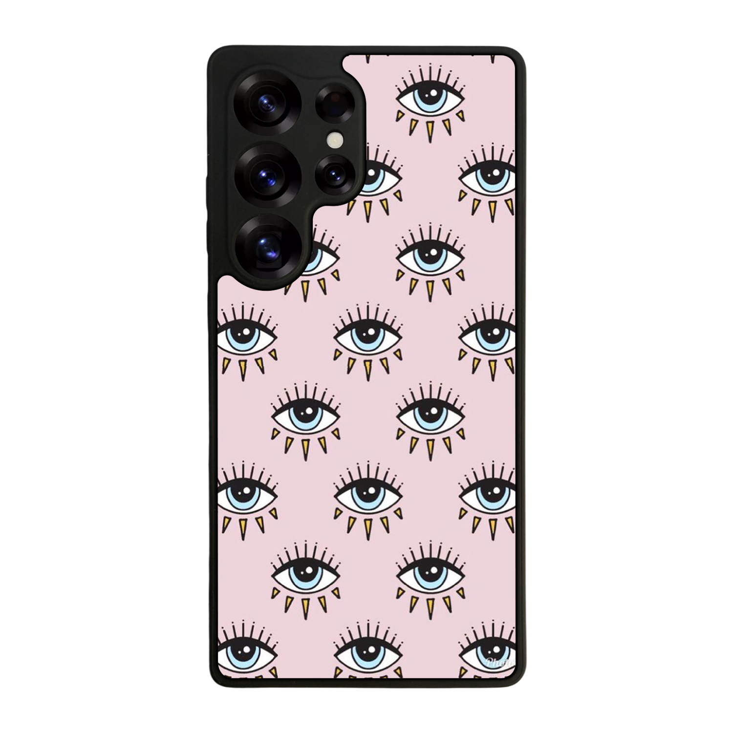 Samsung Galaxy S25 Ultra Uyumlu Göz Tasarımlı Glossy Premium Kılıf