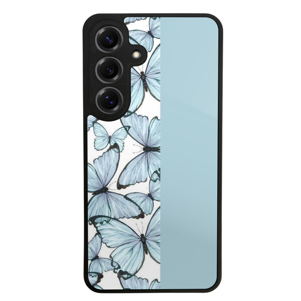 Samsung Galaxy S25 Uyumlu Kelebek Tasarımlı Glossy Premium Kılıf