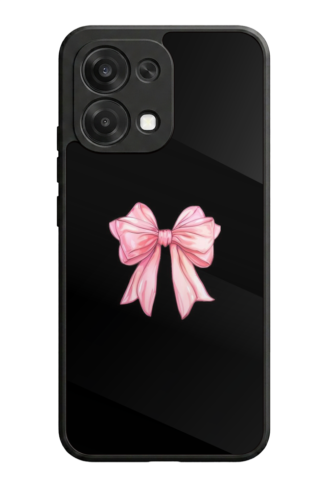 Oppo A6 Pro Uyumlu Kurdele Tasarımlı Glossy Premium Kılıf