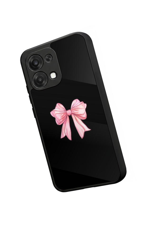 Oppo A6 Pro Uyumlu Kurdele Tasarımlı Glossy Premium Kılıf