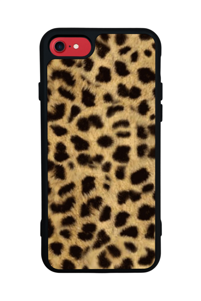 iPhone 7 Uyumlu Leopar Tasarımlı Glossy Premium Kılıf