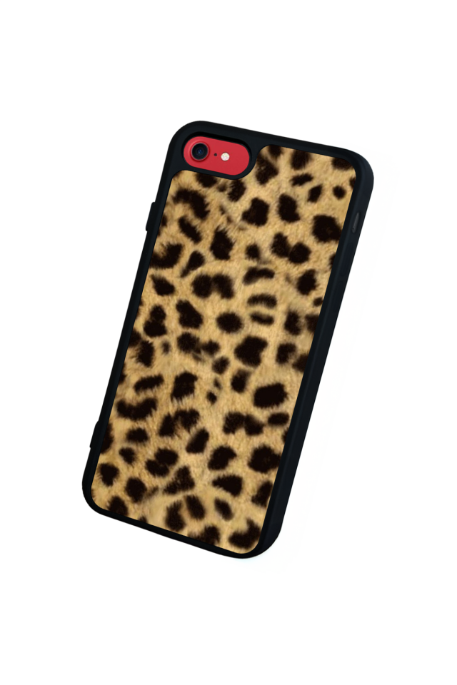 iPhone 7 Uyumlu Leopar Tasarımlı Glossy Premium Kılıf