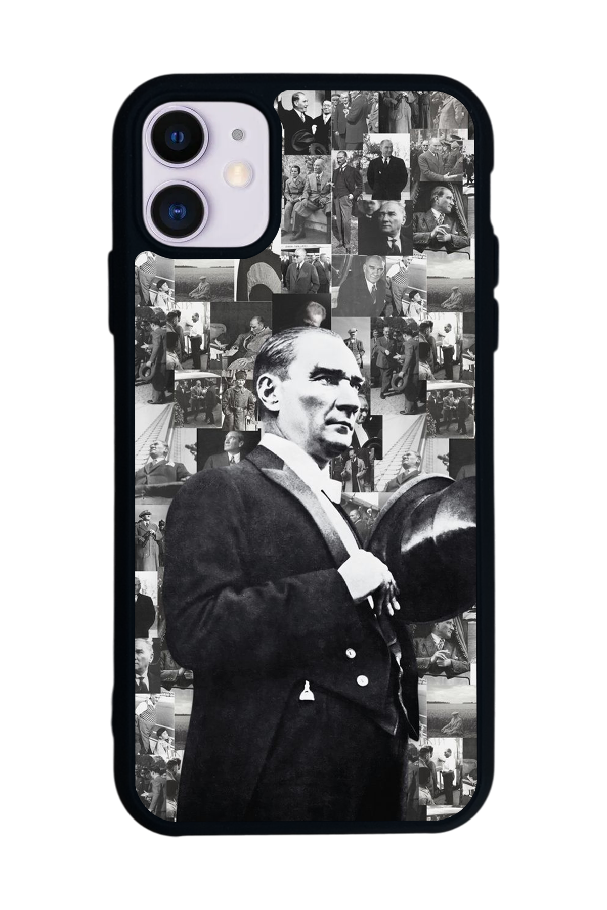 iPhone 11 Uyumlu Mustafa Kemal Ataturk Tasarımlı Glossy Premium Kılıf