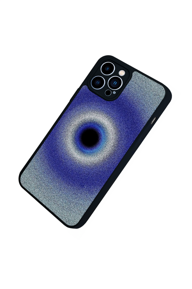 iPhone 13 Pro Max Uyumlu Nazar Tasarımlı Glossy Premium Kılıf