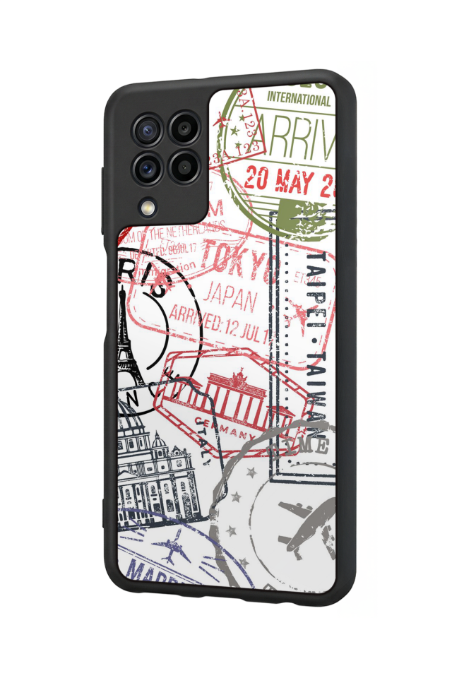 Samsung Galaxy M32 Uyumlu Poster Tasarımlı Glossy Premium Kılıf