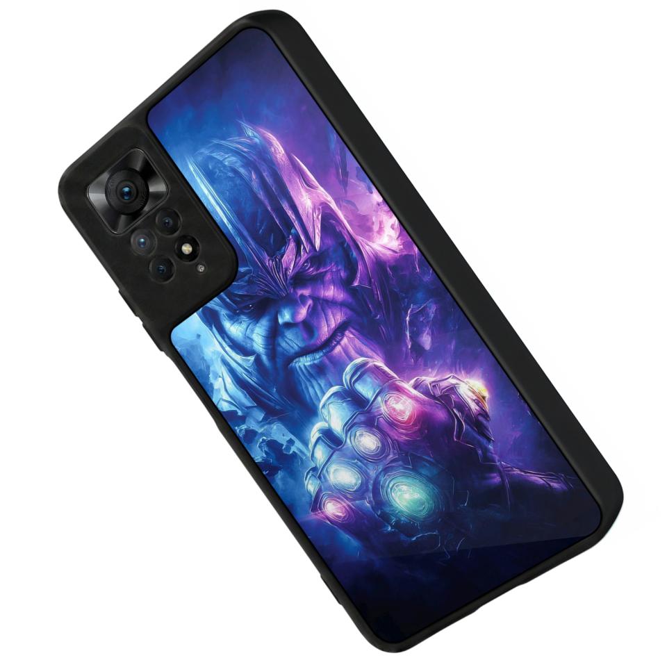 Xiaomi Redmi Note 11 Pro Uyumlu Thanos Tasarımlı Glossy Premium Kılıf
