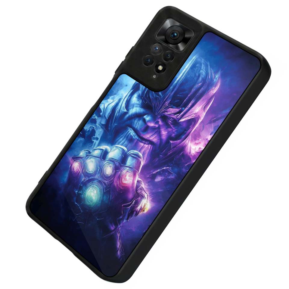 Xiaomi Redmi Note 11 Pro Uyumlu Thanos Tasarımlı Glossy Premium Kılıf