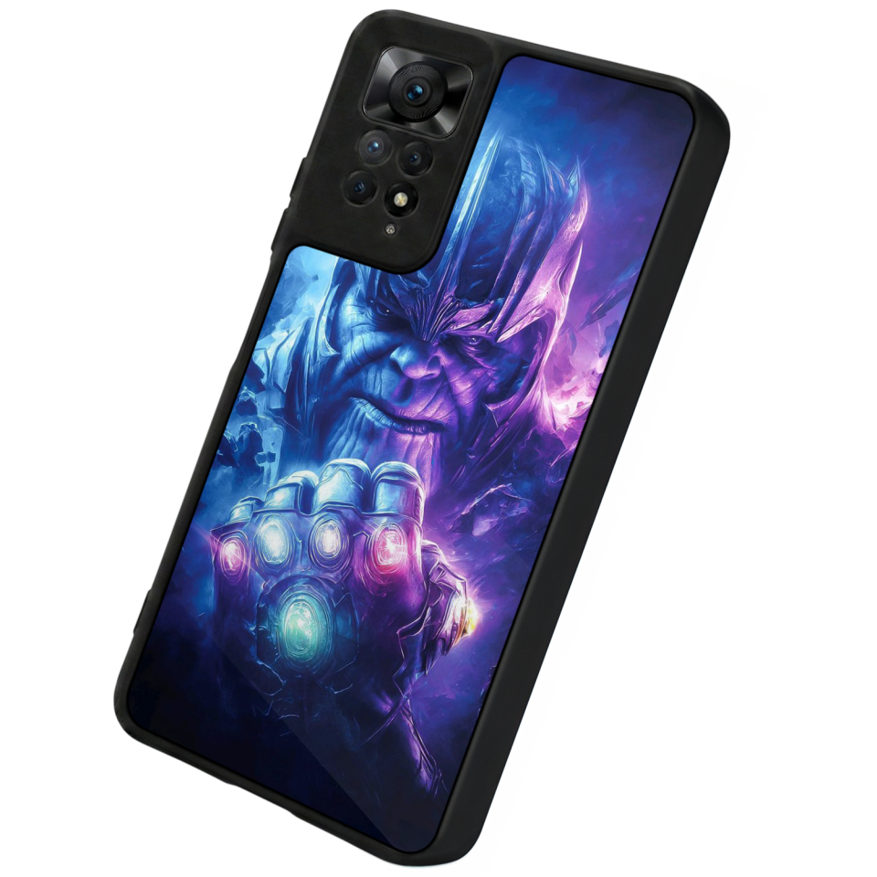 Xiaomi Redmi Note 11 Pro Uyumlu Thanos Tasarımlı Glossy Premium Kılıf