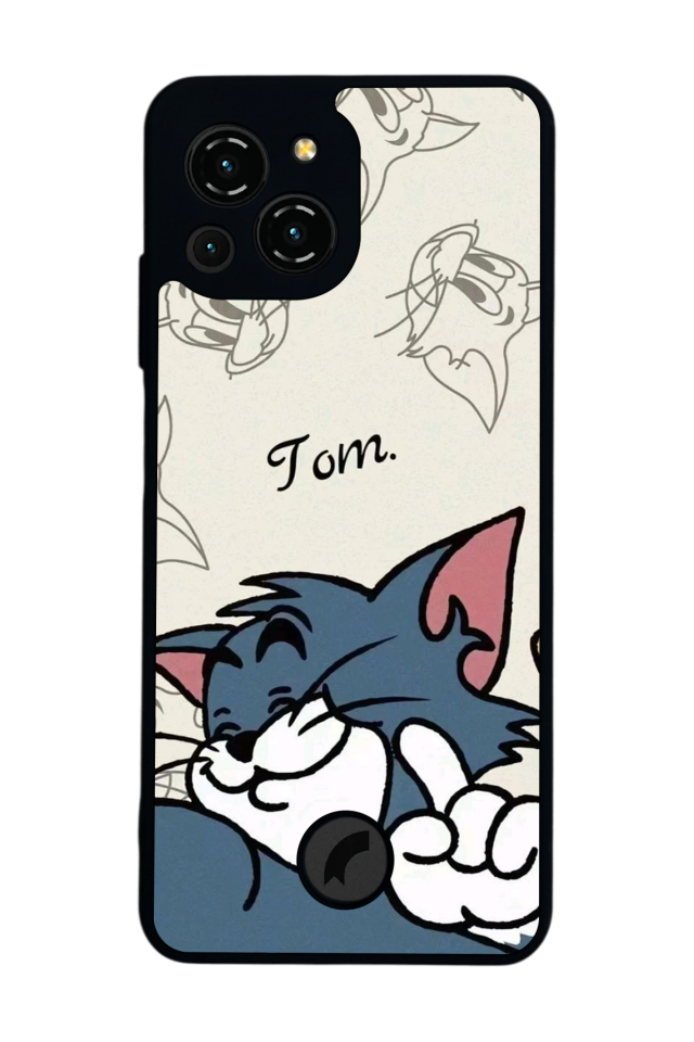 Reeder S23 Pro Max Uyumlu Tom And Jerry Tasarımlı Glossy Premium Kılıf