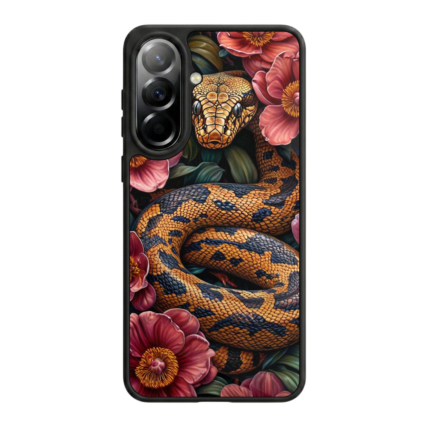 Samsung Galaxy A57 Uyumlu Yılan Tasarımlı Glossy Premium Kılıf