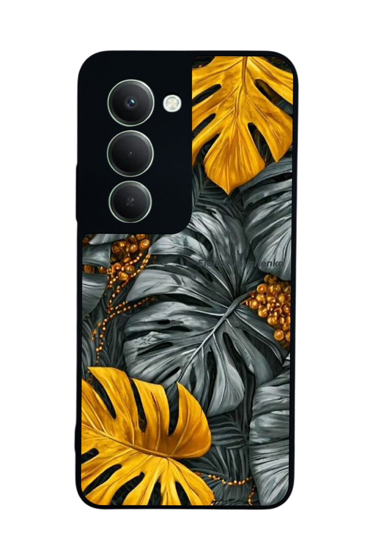 Xiaomi Redmi 15 5G Uyumlu Botanik Tasarımlı Glossy Premium Kılıf