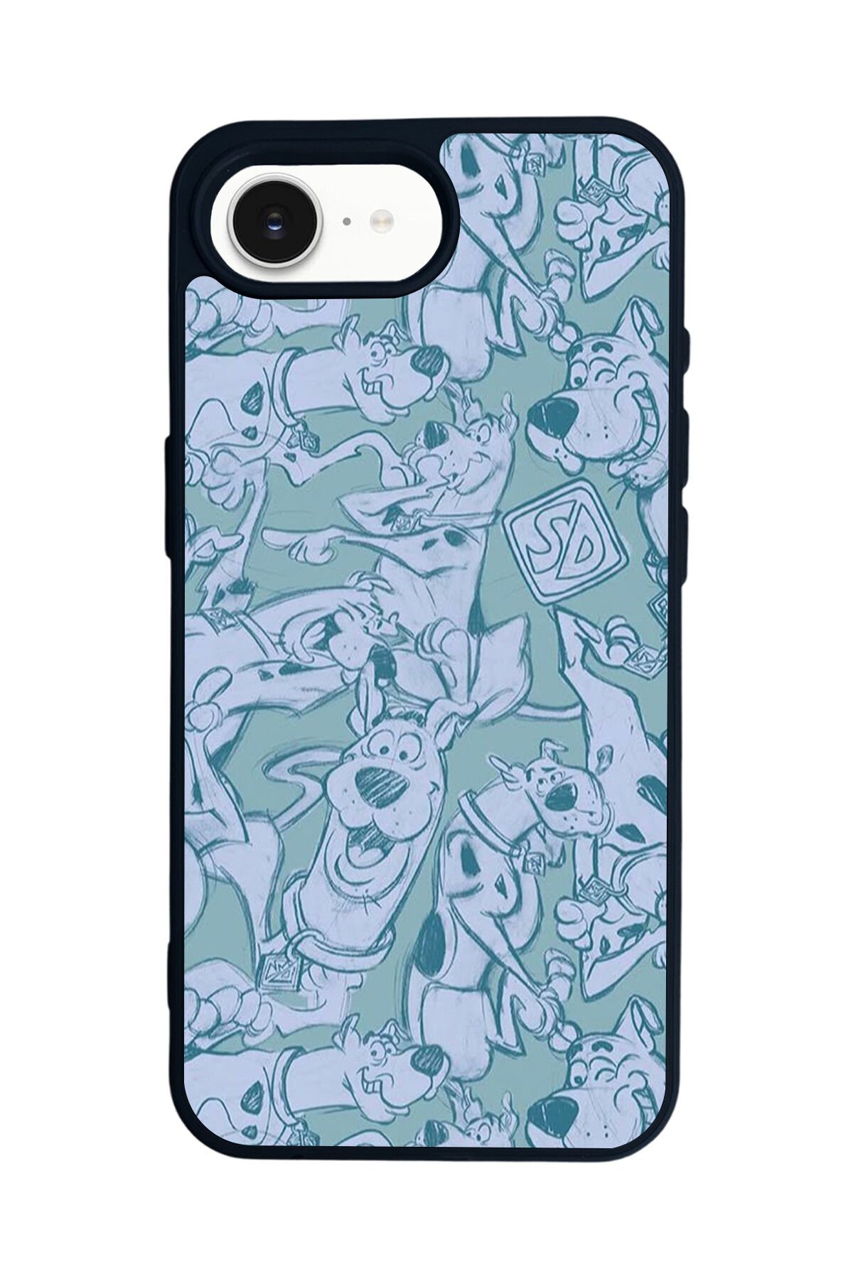 iPhone 16E Uyumlu Scooby Doo Tasarımlı Glossy Premium Kılıf