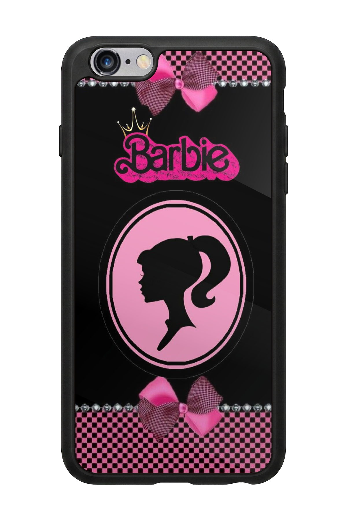 iPhone 6 Plus Uyumlu Barbie Tasarımlı Glossy Premium Kılıf