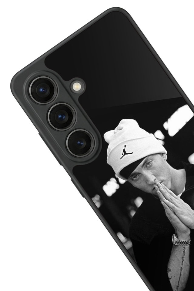 Samsung Galaxy S26 Uyumlu Eminem Tasarımlı Glossy Premium Kılıf