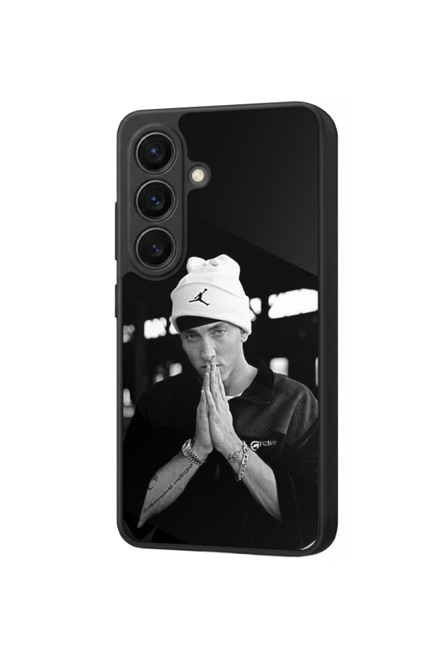 Samsung Galaxy S26 Uyumlu Eminem Tasarımlı Glossy Premium Kılıf