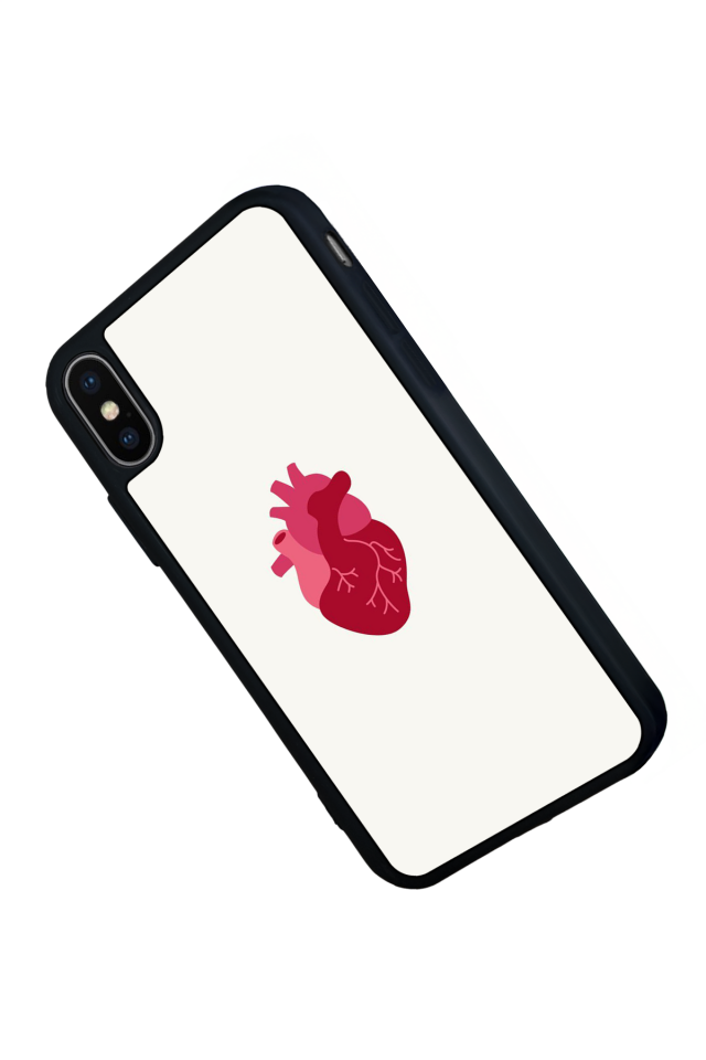 iPhone XS Max Uyumlu Kalp Love Tasarımlı Glossy Premium Kılıf