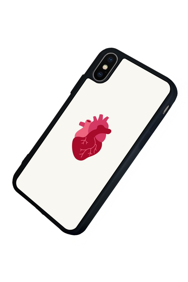 iPhone XS Max Uyumlu Kalp Love Tasarımlı Glossy Premium Kılıf