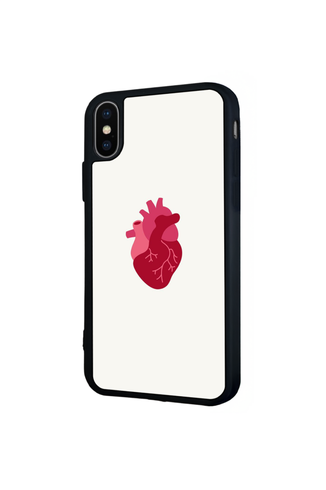 iPhone XS Max Uyumlu Kalp Love Tasarımlı Glossy Premium Kılıf