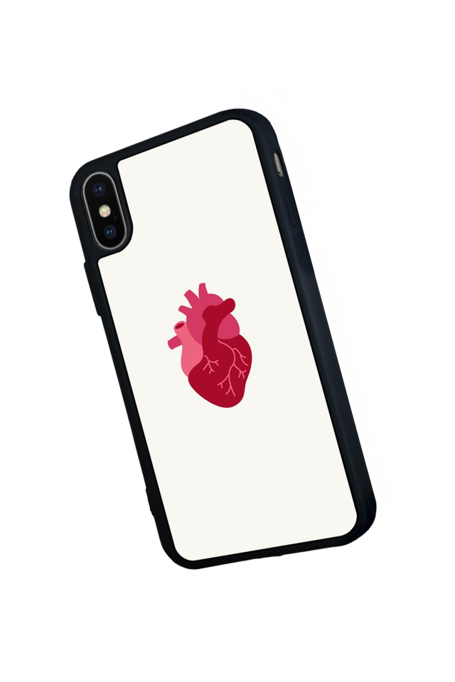 iPhone XS Max Uyumlu Kalp Love Tasarımlı Glossy Premium Kılıf