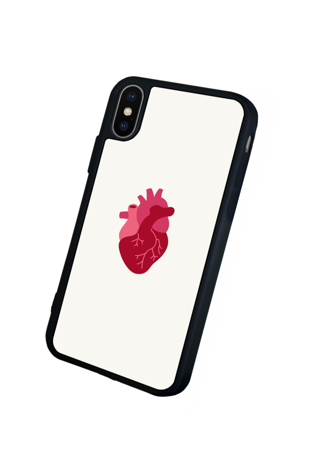 iPhone XS Max Uyumlu Kalp Love Tasarımlı Glossy Premium Kılıf