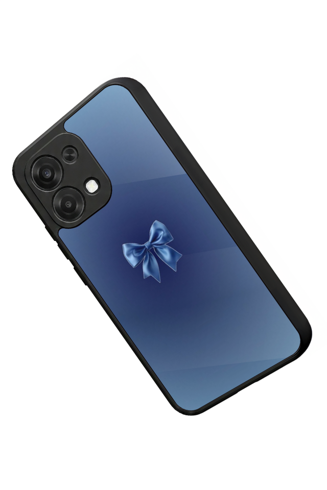Oppo A6 Pro Uyumlu Kurdele Tasarımlı Glossy Premium Kılıf