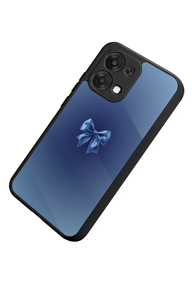 Oppo A6 Pro Uyumlu Kurdele Tasarımlı Glossy Premium Kılıf
